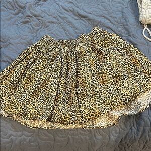 Leopard Print Skirt